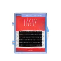Ресницы чёрные LASHY - 6 линий - MIX