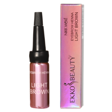 LIGHT BROWN хна для бровей EkkoBeauty