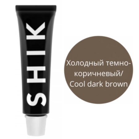 Краска для бровей и ресниц ХОЛОДНЫЙ ТЁМНО-КОРИЧНЕВЫЙ  : Permanent eyebrow tint COOL DARK BROWN