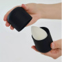 Кейс-футляр силиконовый для сушки и хранения спонжей Черный Sponge Purse Shik 2